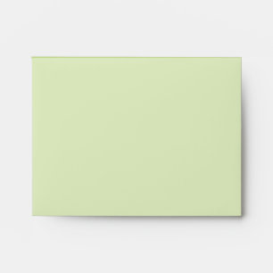 Pastel Spring Green Colour Decor Ready to Customis Envelope