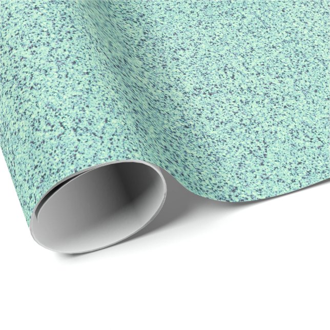 Pastel Spring Green Concrete Texture Wrapping Paper (Roll Corner)