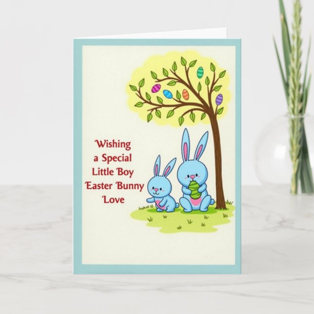 Pastel Springtime Friends Card (Front)
