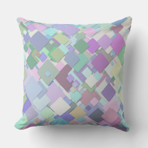 pastel squares pillow