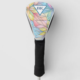 Pastel Stained Glass Look Golf Head Cover