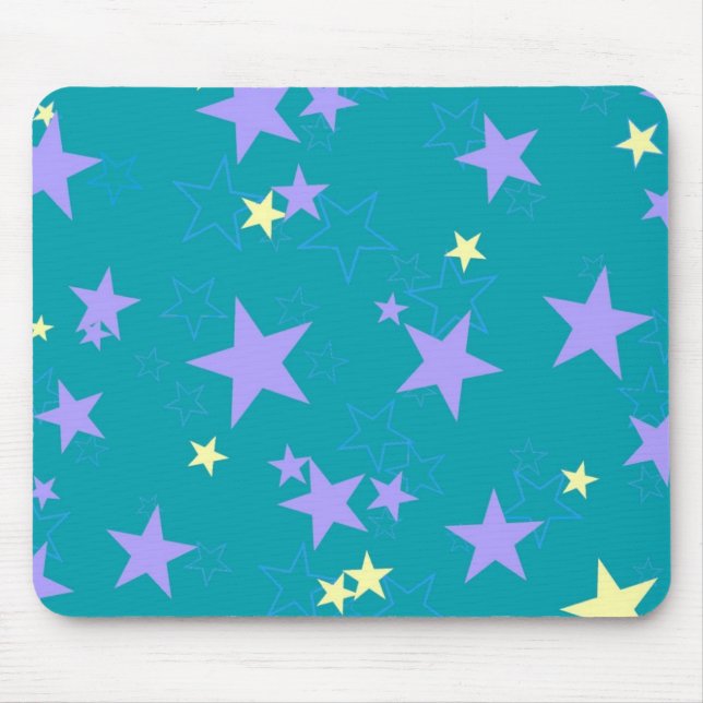 Pastel Star Mousepad (Front)
