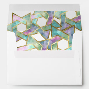 Pastel Star of David Envelope