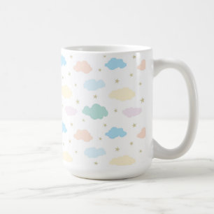 Pastel Stars & Clouds Coffee Mug