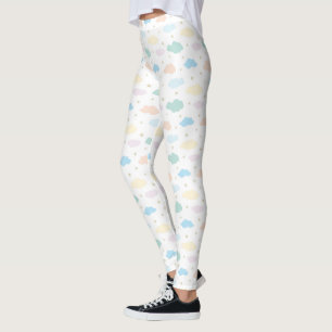 Pastel Stars & Clouds Leggings