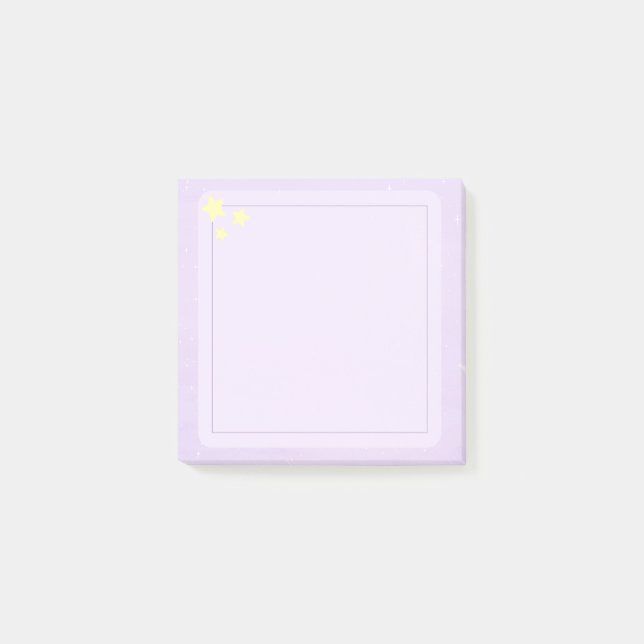 Pastel Stars Post-It Notes (Front)