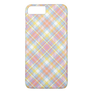 Pastel Stripe Plaid iPhone 8 Plus/7 Plus Case