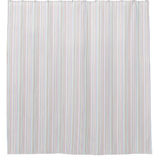 Pastel Stripe Shower Curtain