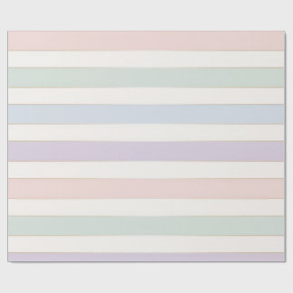 Pastel Stripe Wrapping Paper