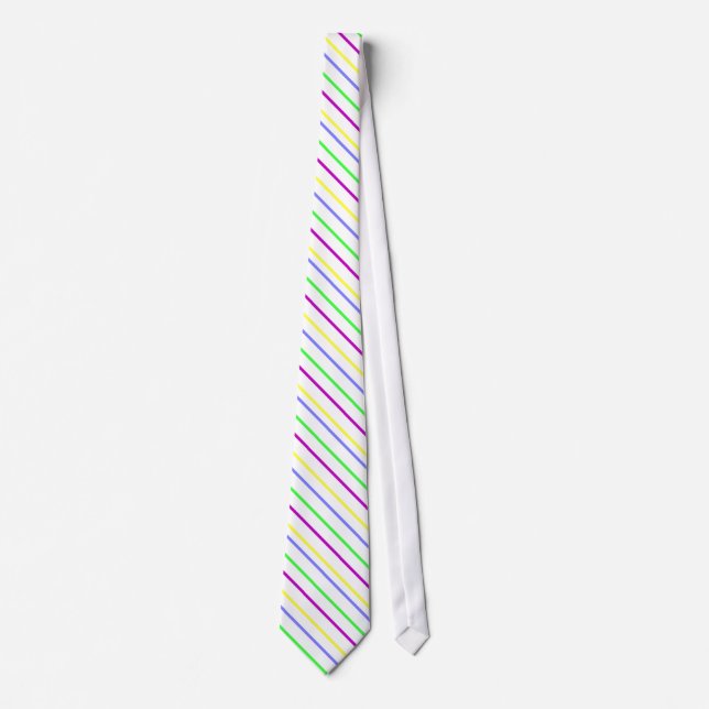 Pastel Striped Tie (Front)