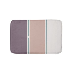 Pastel Stripes-2 – Calm Bathroom Stripe Accent Bath Mat