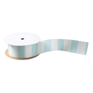 Pastel Stripes - Blue Satin Ribbon