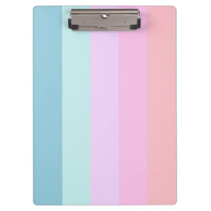 Pastel Stripes Clipboard