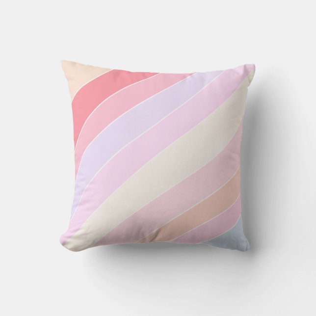Pastel Stripes Cushion (Front)
