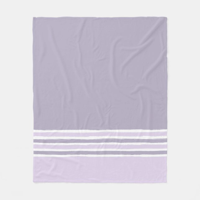 Pastel Stripes  Fleece Blanket (Front)