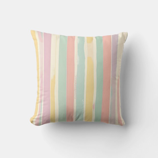 Pastel Stripes Harmony Cushion (Front)