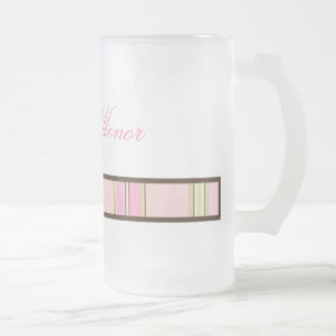 Pastel Stripes Maid of Honour Mug