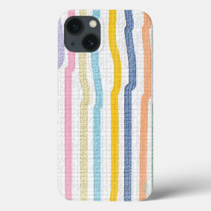 Pastel Stripes Multicolored iPhone 13 Case