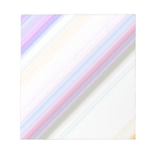 Pastel Stripes Notepad