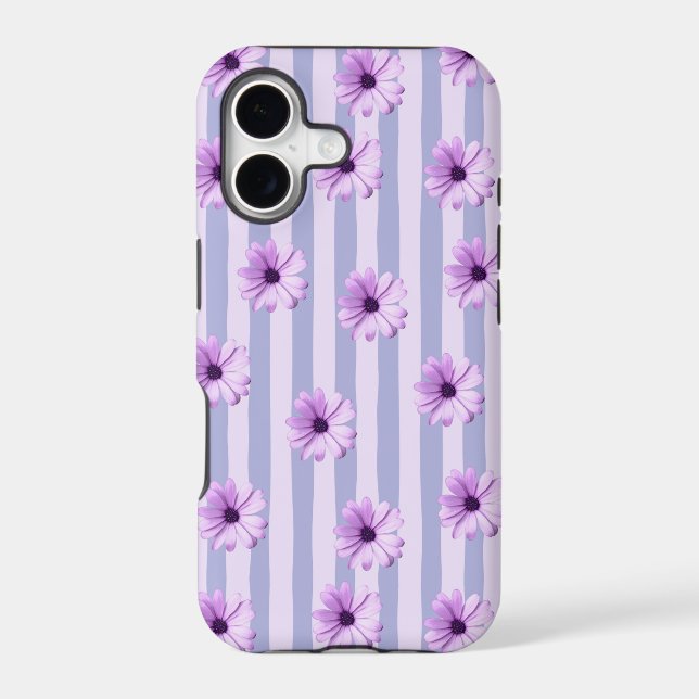 Pastel stripes pattern with Daisies (Back)