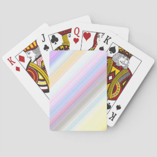 Pastel Stripes Playing Cards