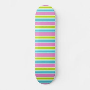 Pastel Stripes skateboard