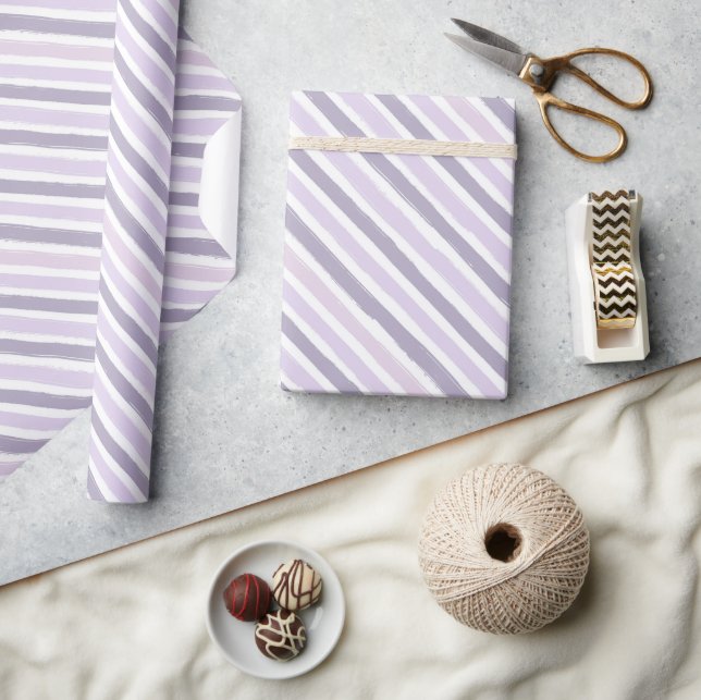 Pastel Stripes Wrapping Paper (Crafts)