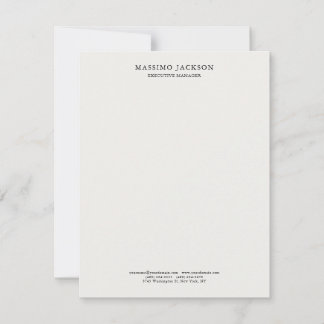 Pastel Stylish Classical Plain Simple Professional RSVP Card