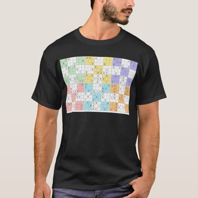 pastel sudoku T-Shirt (Front)