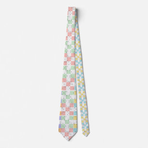 pastel sudoku tie