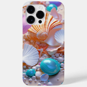 PASTEL SUMMER SEASHELLS ON THE BEACH Case-Mate iPhone 14 PRO MAX CASE