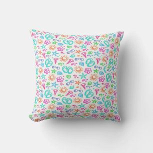 Pastel Summer Theme Cushion