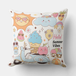 Pastel Summer Vibes Cushion