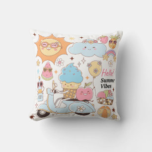 Pastel Summer Vibes Cushion