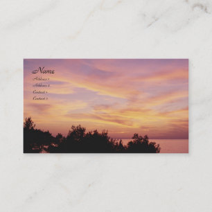 Pastel Sunrise Profile Card