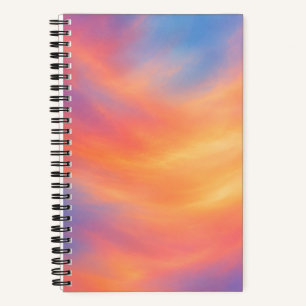 Pastel Sunset Aesthetic Notebook Dreamy Aura Cover