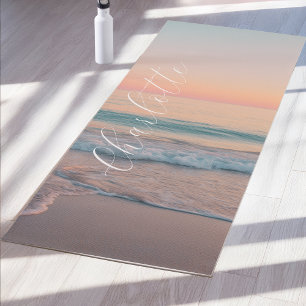 Pastel Sunset Custom Yoga Mat