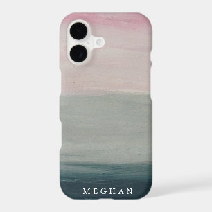 Pastel Sunset   Monogram iPhone case