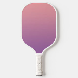 Pastel Sunset Pink Purple Ombre Gradient  Pickleball Paddle