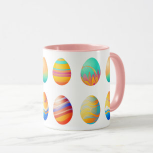 Pastel Swirl Easter Eggs Mug