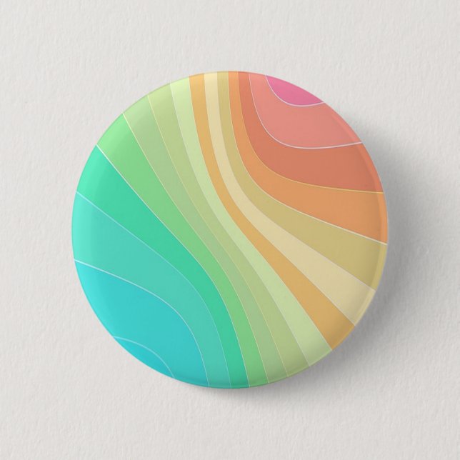Pastel Swirls 6 Cm Round Badge (Front)