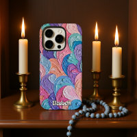 Pastel Swirls Create Calm Waves