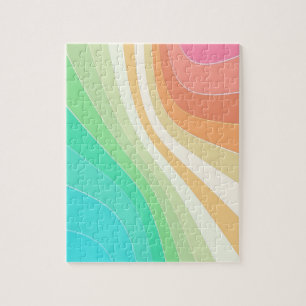 Pastel Swirls Jigsaw Puzzle