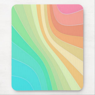 Pastel Swirls Mouse Mat
