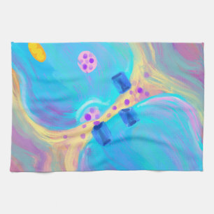 Pastel Synapse Tea Towel