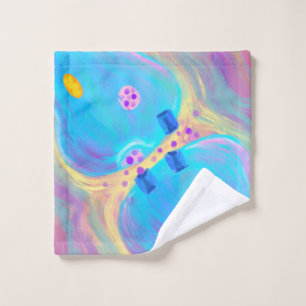 Pastel Synapse Wash Cloth