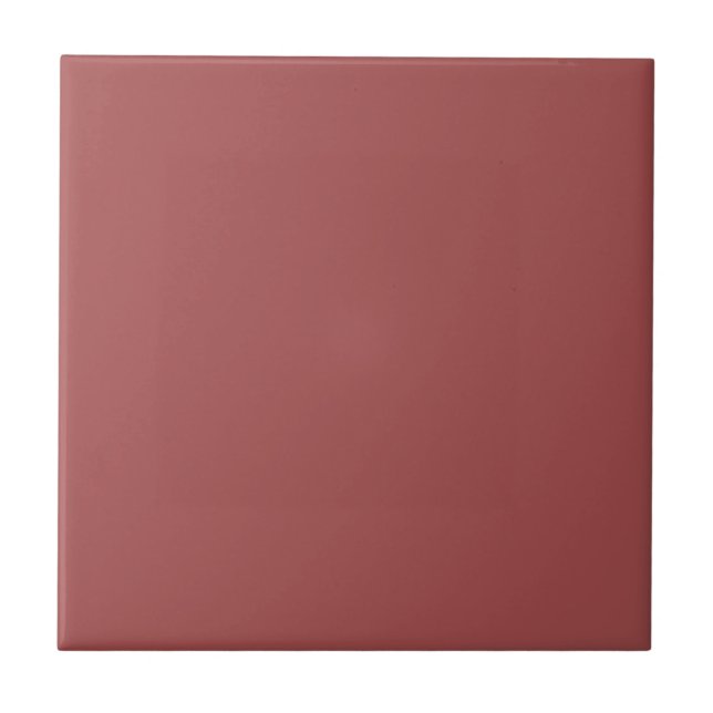 Pastel Terracotta Solid Colour Tile (Front)