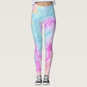 Pastel Tie Dye  Leggings