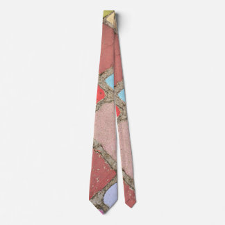 pastel tiles tie