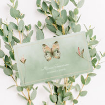Pastel Toned Tranquil Butterfly Business Card
